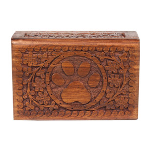 Offre Spéciale arbre de vie en bois mémorial pour animaux de compagnie urnes de crémation pour cendres urne pour animaux de compagnie boîte à souvenirs en bois urnes pour chat chiens cendres - Product Image 5