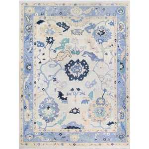 Premium Multicolor Hand Knotted Wool Area Rug with Traditional Floral Medallion Pattern Flat Pile Medium Thickness Living Room - Product Image 5