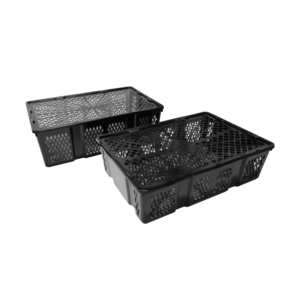 Ventilated PP <b>Plastic</b> Longan Harvest <b>Crate</b> Stackable Agricultural Fruit Storage Basket - Product Image 1