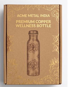 Premium Flower Print <b>Copper</b> Water <b>Bottle</b> Eco Friendly Floral Design <b>Bottle</b> for Daily Hydration Travel School Outdoor Gifts - Product Image 6