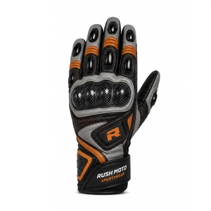 Guantes de moto de alta calidad, altamente recomendados, de cuero vacuno, acolchados, resistentes, para carreras. - Product Image 4