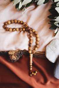 Tasbih en bois poli écologique personnalisé, chapelet de prière islamique, perles de Dhikr, pour la prière quotidienne musulmane, décoration intérieure, cadeau de culte - Product Image 2