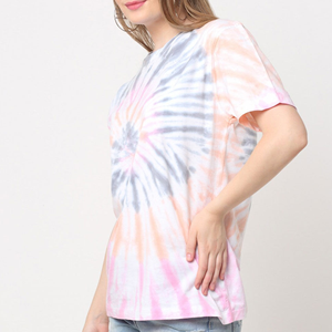Women's Tie <b>Dye</b> Short Sleeve Crew Neck T-Shirt Regular Fit Cotton Jersey Loose Casual Spring Summer - Product Image 5