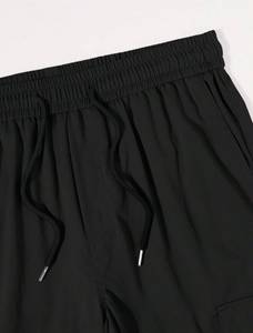 Pantalon cargo mi-long léger en toile 100 % coton pour homme, décontracté, multi-poches, coupe droite, streetwear d'extérieur, OEM - Product Image 3