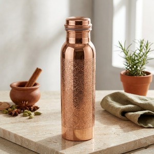 Workout copper <b>bottle</b> <b>gym</b> drinking <b>bottle</b> yoga drinking <b>bottle</b> office drinking <b>bottle</b> home drinking <b>water</b> <b>bottle</b> daily use - Product Image 5
