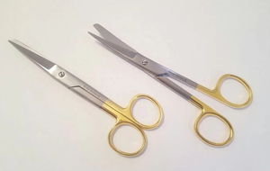 Tijeras de Disección TC Afiladas/No Afiladas de 5 1/2 Pulgadas, Rectas y Curvas, Quirúrgicas y Veterinarias - Product Image 4