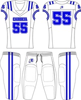 Camiseta y pantalones de fútbol americano personalizados de la mejor calidad al por mayor uniforme de fútbol americano sublimado