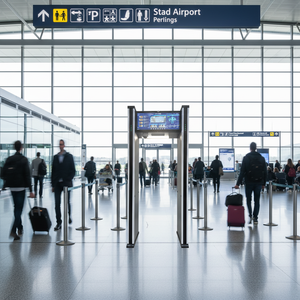 Detektor Logam Sensitivitas Tinggi dengan Penentuan Posisi Akurat, Gerbang Detektor Logam Multi-Zona untuk Inspeksi Keamanan - Product Image 6