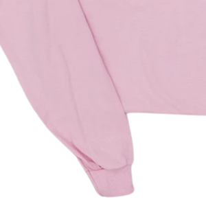 Sudadera Rosa de Manga Larga con Cuello Redondo de la Hermandad AKA Sorority Inc. con Letras Griegas Bordadas para Mujer - Product Image 3