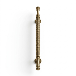 Manija de Puerta de Latón Sólido de Primera Calidad HI SAFE Azura Linea Premium |   Manija de Entrada Moderna de Alta Resistencia con Acabado PVD para Uso en Exteriores, 36 Pulgadas, para Hotel - Product Image 1