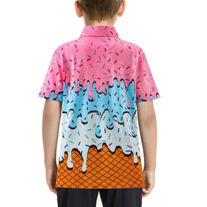 เสื้อโปโลแขนสั้นผ้าฝ้ายลำลองสำหรับเยาวชน เหมาะสำหรับสวมใส่ในชีวิตประจำวัน กิจกรรมกลางแจ้ง และแฟชั่นฤดูร้อน - Product Image 3
