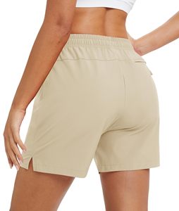 Women's Hiking Shorts <b>Elastic</b> <b>Waist</b> Quick Dry Lightweight Athletic Running Golf Casual Workout Outdoor Sports Active Shorts - Product Image 2