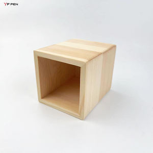 Wholesale Eco-friendly Custom Size Wooden Organizer Multi-purpose Office Desk Storage <b>Box</b> <b>Pen</b> Holder by Crescent Crafts - Product Image 6