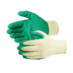 Guantes de Trabajo Resistentes de Color Verde para Químicos, Guantes de Seguridad Industriales de Goma para Limpieza y Mantenimiento - Product Image 3