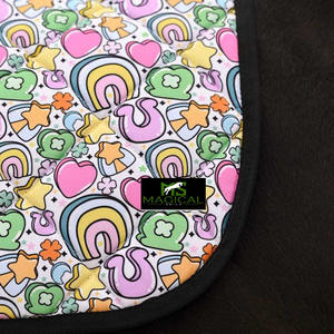 Almohadillas de montura para caballo de alta calidad con sublimación, excelente calidad, precio de mayoreo, comodidad para montar a caballo. - Product Image 3