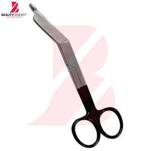 Tijeras de Trauma EMT Portátiles con Mango Negro, Tijeras para Vendajes de Acero Inoxidable, Herramienta Quirúrgica de Primeros Auxilios para Uso de Emergencia - Product Image 2