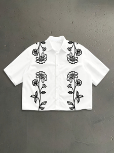 T-shirt court ample pour homme en coton vintage, coupe oversize, épaules tombantes, personnalisable, style streetwear, vêtements décontractés, fournisseur de t-shirts amples - Product Image 5