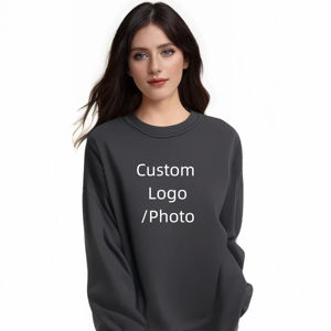 Sweat-shirts décontractés pour femmes de haute qualité, confortables et au design tendance pour l'automne et le printemps, avec logo sur le devant - Product Image 1