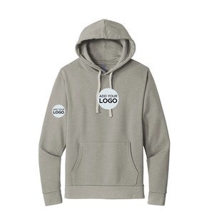 <b>Sweatshirts</b> Thick Poly-Cotton Hoodies with Solid Pattern <b>Plain</b> Hooded Collar Hoodies - Product Image 6