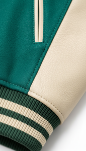 Blousons universitaires authentiques de style américain pour l'hiver, à capuche, écologiques, respirants, avec manches contrastées, style urbain moderne - Product Image 4