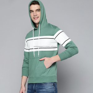 Nardon Apparel Sweat à capuche pour homme avec logo personnalisé Sweat à capuche 100% coton aux couleurs personnalisées Sweat à capuche à capuche de couleur contrastée pour homme - Product Image 3