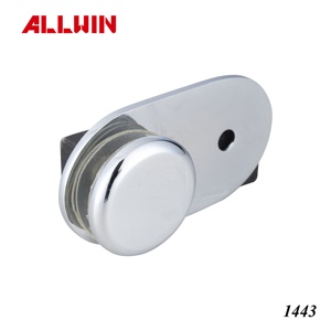 OEM ODM Junior Brass Polished Fixed Glass to Glass Shower Door Clamp - Product Image 2