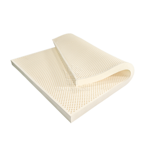 Surmatelas en latex naturel 100% tissu, design traditionnel, rafraîchissant et réversible, taille Queen, pour écoles et hôpitaux, fabriqué au Vietnam - Product Image 1