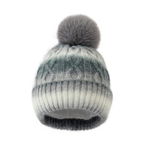 Vente en gros de bonnets d'hiver décontractés unisexes de haute qualité, personnalisés, avec pompon, nouveaux bonnets avec logo brodé - Product Image 3