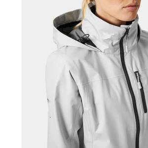 Sudadera con Capucha Gris Claro Cortavientos, Corte Regular, Unisex, Informal, Forro Polar Transpirable, Antipilling, con Bolsillos, para Otoño - Product Image 5