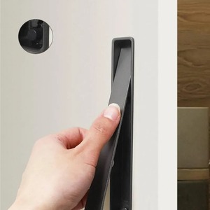 Poignée de porte minimaliste en laiton, forme irrégulière, durable, décoration de meubles d'intérieur, utilisation dans le salon - Product Image 2