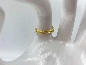 Anillos de latón chapados en oro de lujo, joyería hecha a mano y elegante para bodas, fiestas y uso diario, Regalos perfectos de estilo clásico - Product Image 2