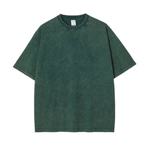High Quality Men Luxury Custom Heavy 100% Cotton Oversize T Shirt Blank Heavyweight Oversized Boxy T-Shirt Custom Printed <b>Tshirt</b> - Product Image 4
