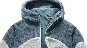 Chaqueta de Forro Polar con Capucha y Cierre de Cremallera para Hombre, Color Sólido, Corte Regular, Ropa Exterior Informal de Invierno, Servicio OEM - Product Image 4