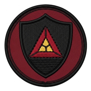 Écusson maçonnique blanc lettre G, brodé sur mesure, emblème circulaire de la franc-maçonnerie, tissu bleu, thermocollant - Product Image 3