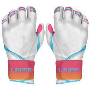 Guantes de Béisbol Personalizados de Piel de Cabra de Primera Calidad con Logotipo, Ambidiestros, con Cierre de Velcro - Product Image 5