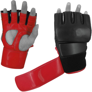 ถุงมือ MMA แบบมีห่วงเกี่ยวสำหรับการฝึกซ้อมแบบสปาร์ริง สำหรับทุกเพศ ฝ่ามือเปิด เหมาะสำหรับการฝึกคิกบ็อกซิ่ง พร้อมคุณสมบัติการดูดซับแรงกระแทกและการออกแบบที่ระบายอากาศได้ดี - Product Image 5