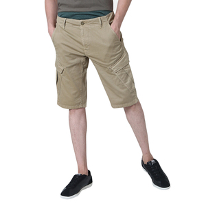 Shorts Cargo Homme au Design Optimal, Personnalisables en Toile Polyester/Coton, Écologiques, Taille Haute, Décontractés, Unis, Coupe-Vent, Séchage Rapide - Product Image 1