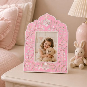 <b>Top</b> Quality Decorative Square Mother of <b>Pearl</b> Inlay Custom Design Photo Frame Handicrafts Wall Decor Customizable Size - Product Image 5