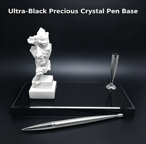 Small Order Metal <b>Pen</b> Resin Sculpture Crystal Base Stationery Office <b>White</b> Bring Art Home Sculpture <b>Pen</b> For Award - Product Image 2
