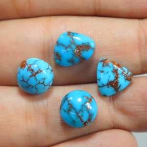 Turquesa Natural de Arizona, Cabujón de Turquesa Azul, Gemas Sueltas de Formas Variadas para la Elaboración de Joyas - Product Image 2