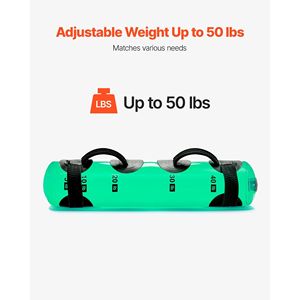 Grand sac aquatique portable réglable de 50 lb pour entraînement complet du corps, équipement d'exercice pour la stabilité et la musculation aquatique - Product Image 4