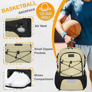 Mochila Deportiva con Correas de Hombro Cómodas y Diseño Simple para Uso Diario, Mochila Deportiva 2026 - Product Image 3