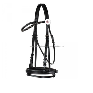Brida de caballo de cuero de snafla - Product Image 3