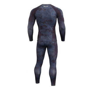 Conjunto de Compresión de Camuflaje MALUZA, Unisex, para Entrenamiento en Gimnasio, Ropa Deportiva Transpirable, Ecológica, de Secado Rápido, Camiseta de Manga Larga - Product Image 6