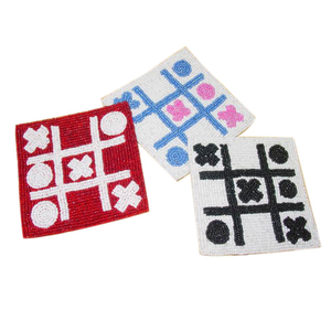 Sous-verres décoratifs élégants et modernes en perles durables pour table basse, décoration de table et accessoires - Product Image 2