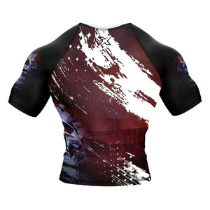 OEM Sports Compression Outfit Athletic Sweat Wicking Quick Dry Base Layer Sublimation Print Body Fitted Shirt MMA BJJ Rash Guard - Product Image 2