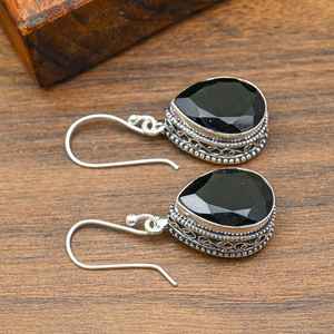 Pendientes de diopsido cromado, plata de ley 925, hechos a mano, joyería natural, regalo de boda para ella - Product Image 2