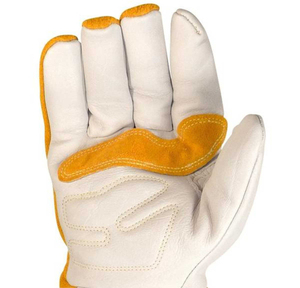Gants de soudage en cuir de vachette robustes, résistants à la chaleur, industriels, à manchette longue, de sécurité, flexibles pour TIG - Product Image 4