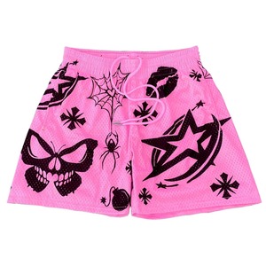 Factory <b>Direct</b> Comfortable 100% Polyester Men's Mesh Shorts Lightweight Quick Dry Knitted Athletic Sports Shorts Unique Color - Product Image 1