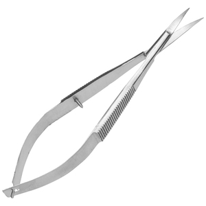 Tijeras de belleza con muelle de acero inoxidable de hojas curvas 2026, OEM ODM, la mejor calidad en color plateado, producto personalizable - Product Image 1